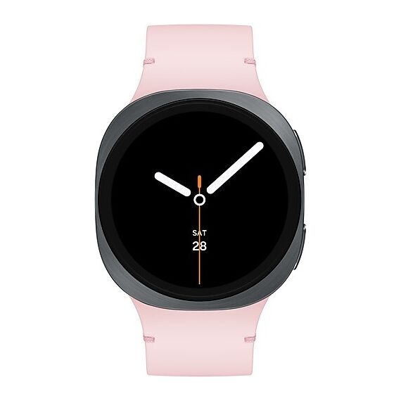 Galaxy Watch8 | 40 мм | Graphite | Sport/Pink | M/L, Размер: 40 мм, Цвет: Graphite, Тип ремешка: Sport, Цвет ремешка: Pink, Размер ремешка: M/L, Подключение часов: Bluetooth / Wi-Fi, изображение 2